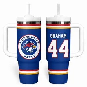 Graham 44 40oz Tumbler with Handle & Straw – Di Laurentis Romance Inspired Malone's BookTok Reader 40oz Tumbler Gift| Bookish Fans