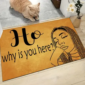 Durable Non-Slip Absorbent Carpet Mat, Versatile Rug for Home Decor & Outdoor Use, Easy-Clean Design for Daily Comfort