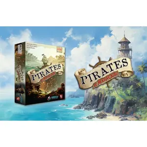 Capstone Games Strategy Board Game Pirates of Maracaibo for Ages 14+ | Competitive Multiplayer Pirate Adventure with Ship Upgrades, Treasure Hunting and Exploration | 1-4 Players, 25-100 Min Playtime