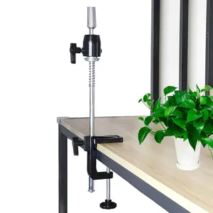 Scalable Wig Stand C Clamp Wig  Stand Metal Mannequin  Stand Holder Adjustable Height C-Clamp Table Stand Holder for Wig Doll