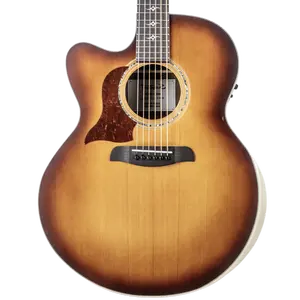 Sawtooth Left Handed Australian Blackwood Jumbo Cutaway 24 Fret Acoustic Electric Guitar w Red Cedar Top