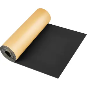 1 Piece 78 x 12 x 1/8 Inch Extra Large Marine Foam Roll Closed Cell Rubber with Adhesive Insulation Sheets Lightweight Single Sided Tape Water Weather Resistant for Craft