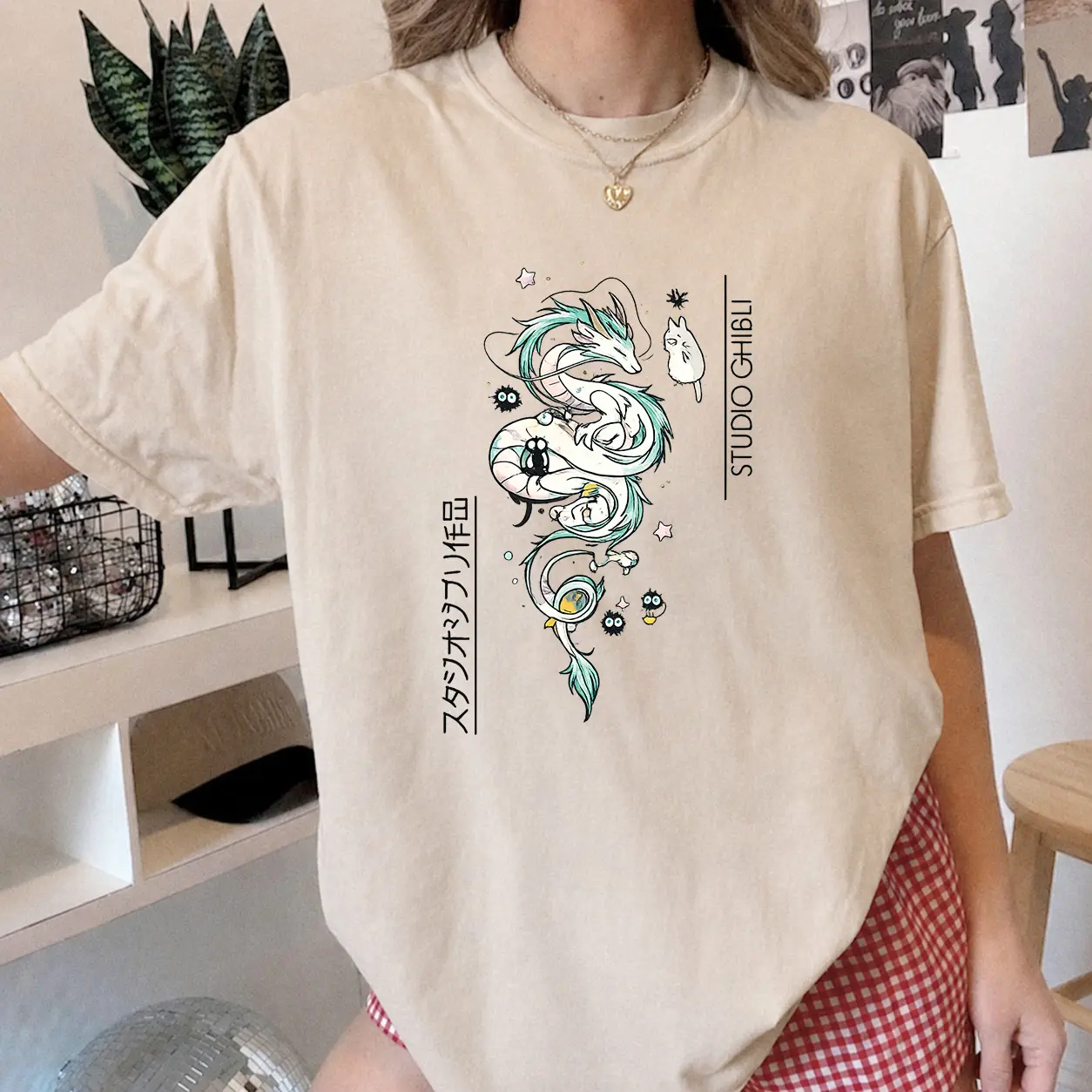 Spirited Away Studio Ghibli Shirt, Ghibli Totoro Sweater, Ghibli No Face Hoodie, Hayao Miyazaki, Howl's Moving Castle Tee, Calcifer Shirt, Howls Moving Castle Shirts, Studio Ghibli Anime Shirts