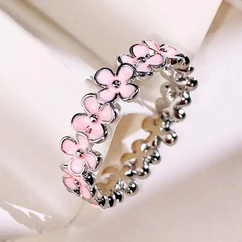 Fashion Flower Design Cuff Ring, Elegant Women's Accessories for Wedding & Engagement, Casual Matching Jewelry for Party, Daily Clothing Decor, Trendy All-match & Exquisite Jewelry for Birthday Gift, Copper Rings