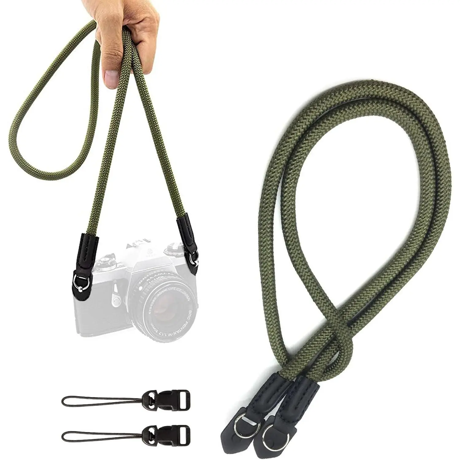 Camera  strap,100cm Camera Wrist Strap for DSLR Mirrorless Camera,Camera Hand Strap with Safer Connector US234