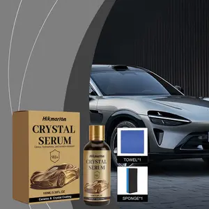 Car Ceramic Coating Kit, Paint Protection Film, Glossy Finish, Anti-Scratch, Hydrophobic, Easy Clean, Car Care Essentials, Car Detailing Accessories, 9H Graphene Coating for Auto Car Detailing, 10+ Years Long Lasting Car Protection