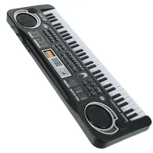 [61 Keys Portable Piano] STOBOK 61 Keys Portable Piano Keyboard Set | Music Beginner Piano Practice Keyboard with Microphone, Perfect Gift for Boys and Girls