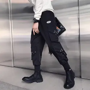 Work pants for men's foreign trade spot men's pants French European and American Japanese simple wear-resistant paratroopers motorcycle cutter trousers