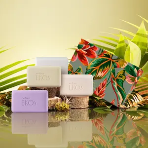 Natura Ekos Holiday Creamy Soap Bar Set of 4 Vegan, Nourishing & Hydrating Soaps, Bioactives Body Care Gift Set for women