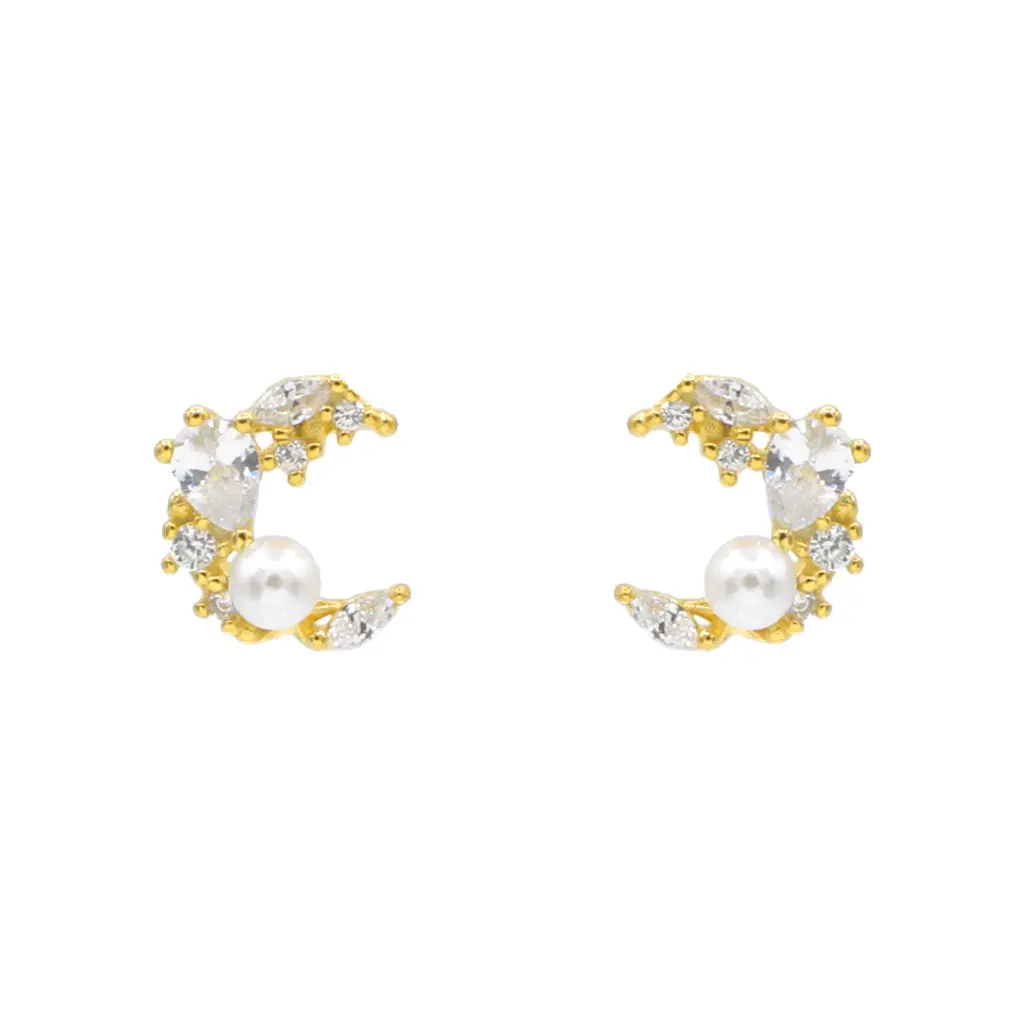 Twinkling Moon Earrings