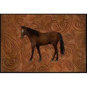 Carolines Treasures SB3066JMAT Horse Indoor or Outdoor Mat