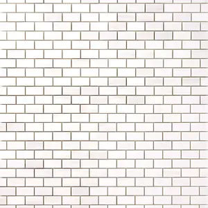 Bianco Dolomite Marble 12x12 Mini Brick Mosaic Polished/Honed