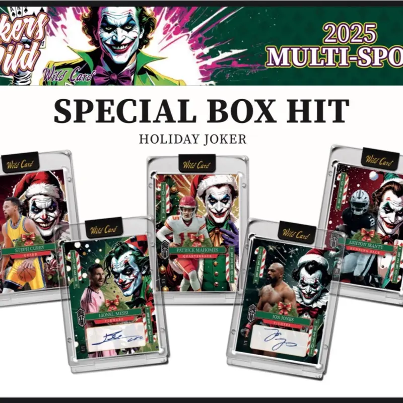 2025 Wild Card Jokers Wild Multi-Sport Hobby Brick! - TikTok Shop 2025 Wild Card Jokers Wild Multi-Sport Hobby Brick! - TikTok Shop