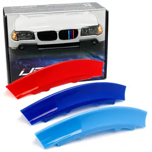 iJDMTOY Exact Fit M-Color Grille Insert Trims For BMW 2003-2006 Pre-LCI X3 etc w/Standard 7-Beam Kidney Grille