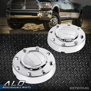 Fit For 11-16 Dodge Ram 3500 1-Ton Dually Front Alcoa Alloy Wheel Center Caps