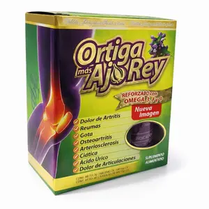 Ortiga Mas Ajo Rey Reinforced with Omega 3,6,9  90ct  Dietary Supplement