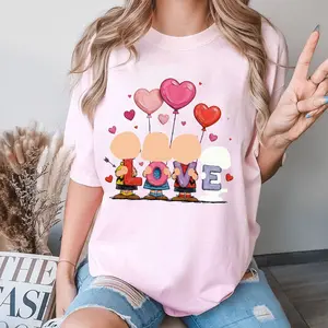 Valentine Love Shirt , Friends Holding Love Letters, Cute Valentine Family Hearts Shirt, Valentine Day Shirt.