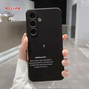 Phone Case Compatible with Galaxy S24 Plus S25 S23 S22 Ultra S22+ Divine Serene Advice Pattern Full Body Protection Ultra Slim Bumper Cover Gift for Boy