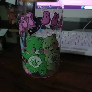 best buds carebear. 16 oz glas tumer