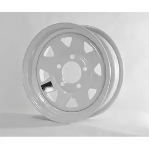 Americana AMW-20421 15 x 5 Spoke Style 5 Lug on 4.5 in., White