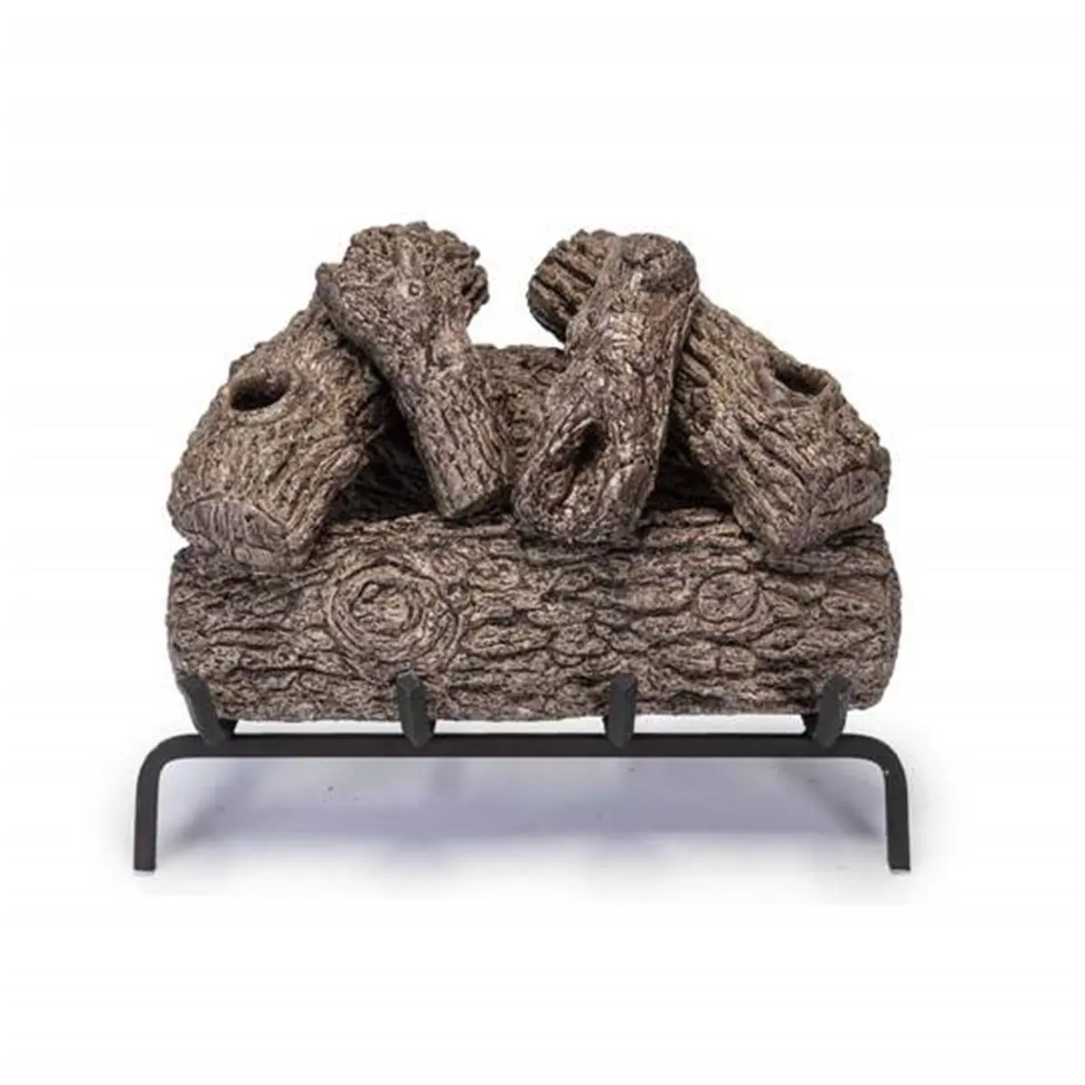 Real Fyre R-18 18 in. Durable Ceramic Golden Oak Vented Gas Fireplace Log Set, Realistic-Looking Natural Look Home Decor Fireplace Accessory