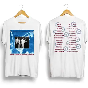 1992 Dire Straits ‘On Every Street’ Tour T-Shirt, Dire Straits European Tour T-Shirt,