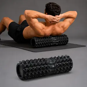 Yoga Roller for Muscle Recovery & Stretching,  Massage Roller for Home Gym Workouts, Manual Deep Tissue Massage Tool for Core Training, Yoga Exercise & Full Body Fitness, Home Training & Daily Exercise deep tissue muscle massage Recovery fitness gear