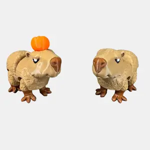3D Printed Articulated Capybara | Fun Fidget Toy | Cute Animal Figure