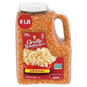 Gourmet Popcorn Kernels, Original Yellow, 4g Fiber Per Serving, Movie Night Supplies, 8 lb.
