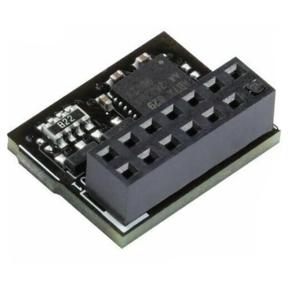 Asus Nuvoton NPCT750 TPM2.0 Security Accessory - SPI 14-1 Pin Interface, Bulk Pack for Motherboards, Common Criteria EAL4+ Certified, Boosts Platform Integrity, Network Security, Data Storage, Digital Identity, Key Storage Protection