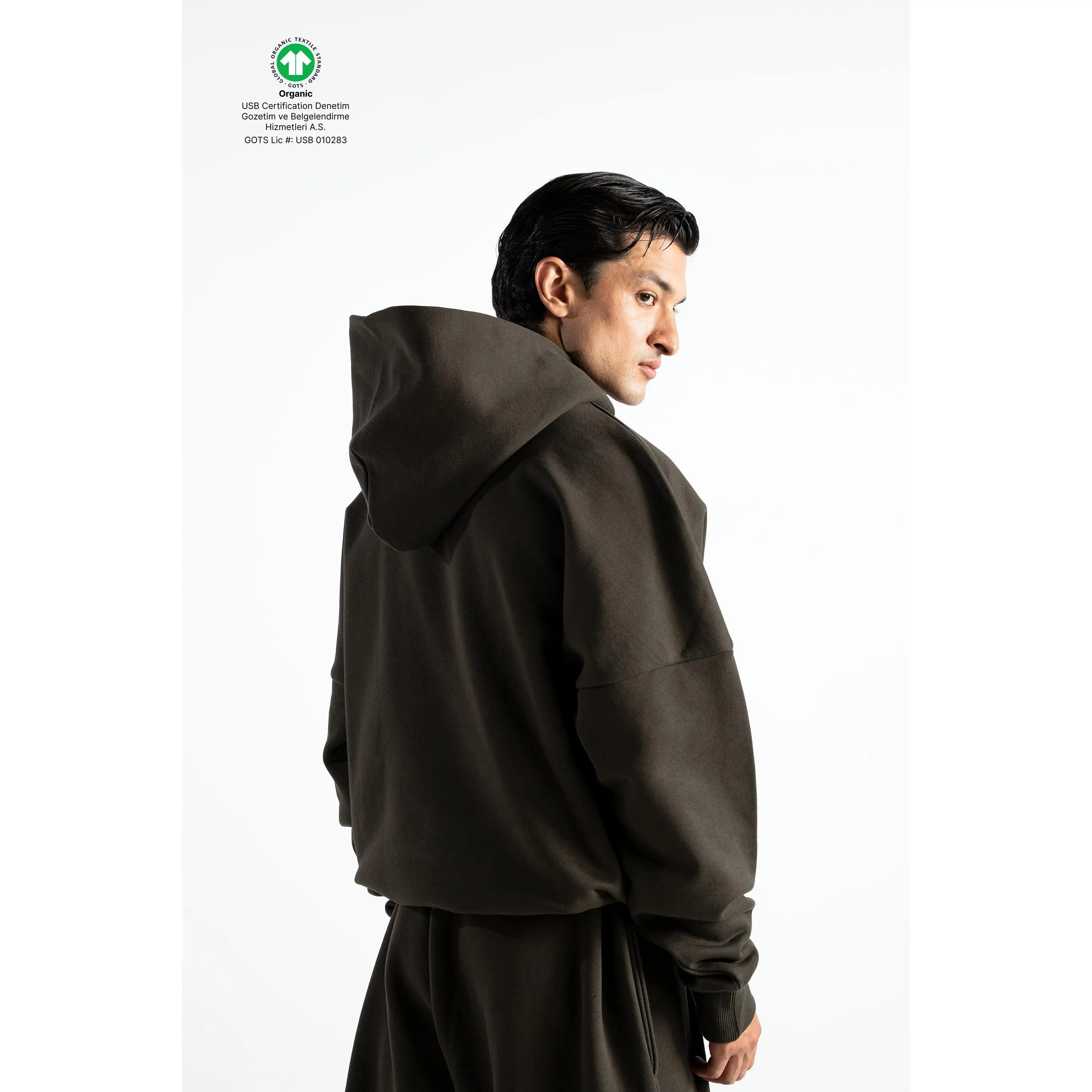 Y27 - Heavy Boxy Organic Hoodie — Volcanic Ash [520 GSM]