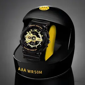 Trendy Men's Electronic Alarm Clock Sports Internet Celebrity Watch