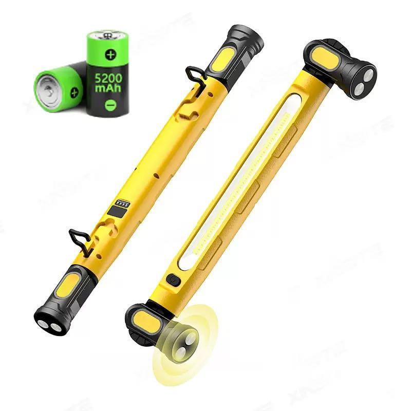 Under Hood Work Light Bar, 3000LM LED Magnetic Light Bar with Hooks, 5200mAh Cordless Rechargeable Hood Light, Single Pack, Ideal for Mechanic, Car Repair & Garage Use