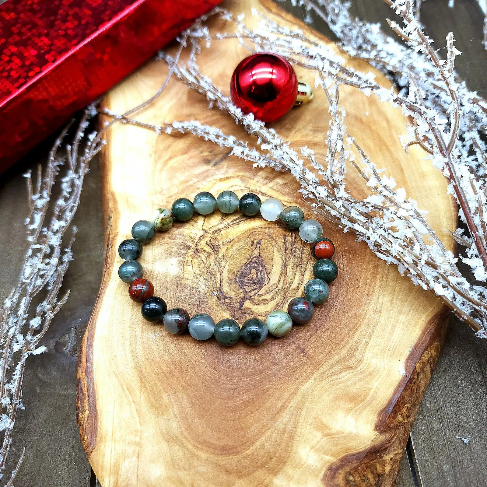African Bloodstone Bracelet