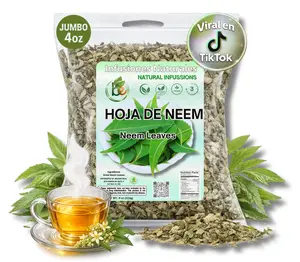 VIRAL HOJA DE NEEM TE (Dried Neem Leaves) 4 oz FOR TEA and Cooking harvested from Naturally Grown Trees