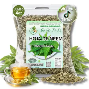 VIRAL HOJA DE NEEM TE (Dried Neem Leaves) 4 oz FOR TEA and Cooking harvested from Naturally Grown Trees