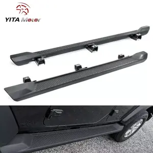 YITAMOTOR 6 inches OE Style Running Boards, Nerf Bars, Side Steps Compatible for 2018-2025 Jeep Wrangler JL 4-Door / 2-Door Black (Excl JK Model) Car Accessories Vehicle Parts Replacement PE