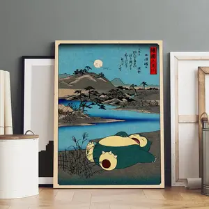 Anime  Art Print - Modern Cartoon Wall Decor For Living Room, Bedroom, Home Office