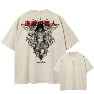Freedom Oversized Vintage T-shirt V1, Acid Wash Shirt,Anime Clothing, Gif for men, Y2K shirts