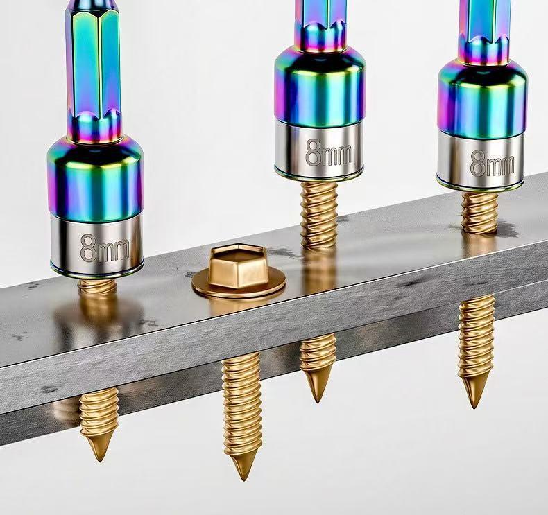 Non-Magnetic Steel Ball Socket Sleeve, Durable Impact Socket Adapter for Power Drill & Wrench, Heavy Duty Repair Tool