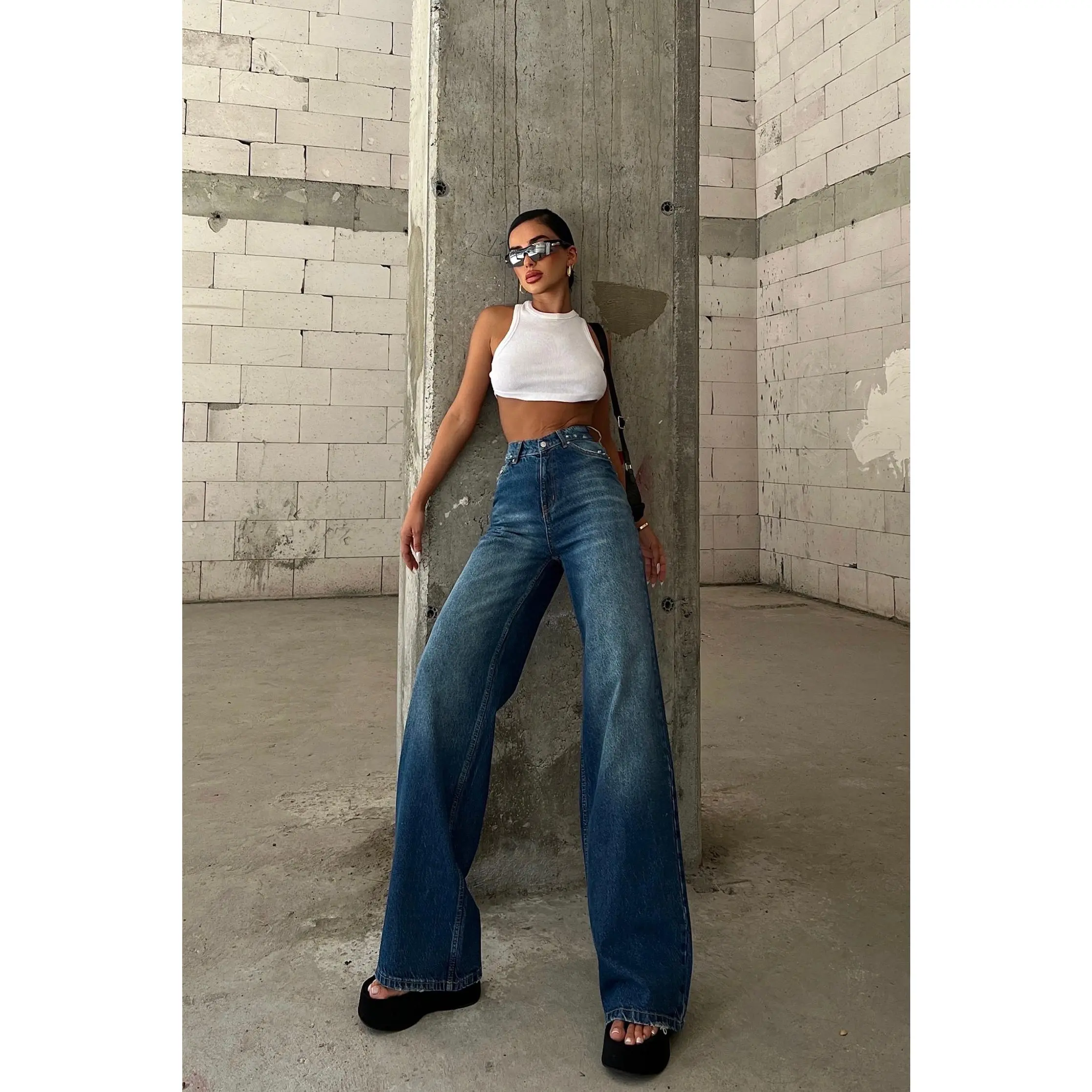 Kendra Palazzo Jeans