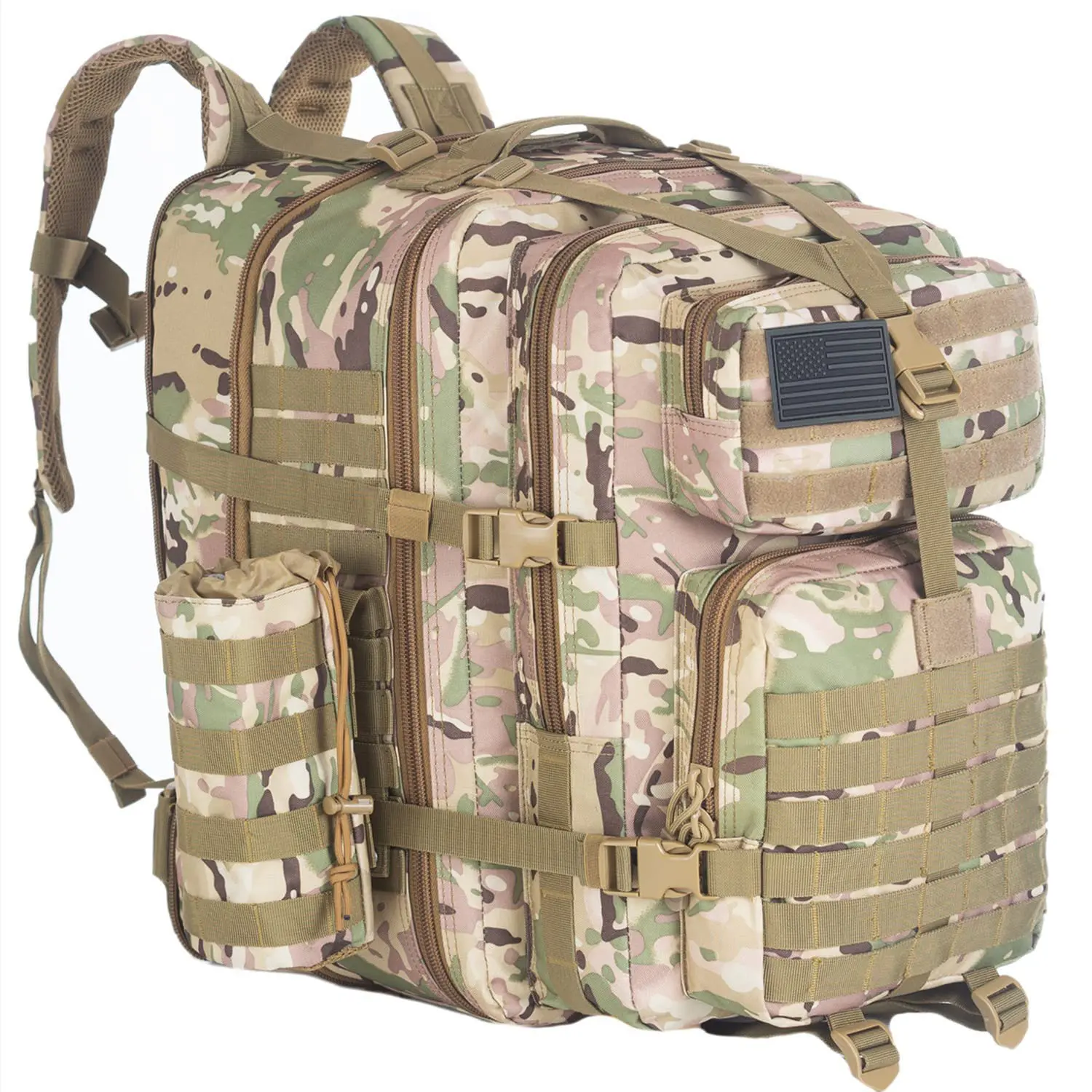 64L Large 3 day Molle Pack Military Tactical Army Backpack Bug Out Bag Rucksack For Men gymsharkminibag