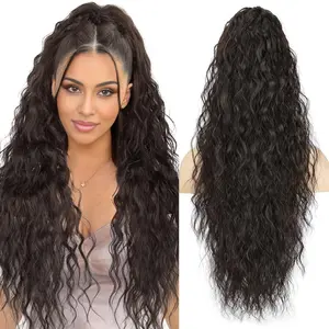 Ponytail Extension, 26" Claw Clip Ponytail Extension for Women Long Wavy Pony Tails Hair Extensions Fluffy Natural Looking Synthetic Clip in Ponytail Hairp