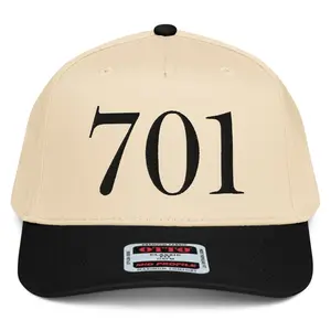 RIVEMUG NX1 701 Embroidered 2 Tone Hat Mid Crown Curved Bill Snapback JGL Cap for Men and Women