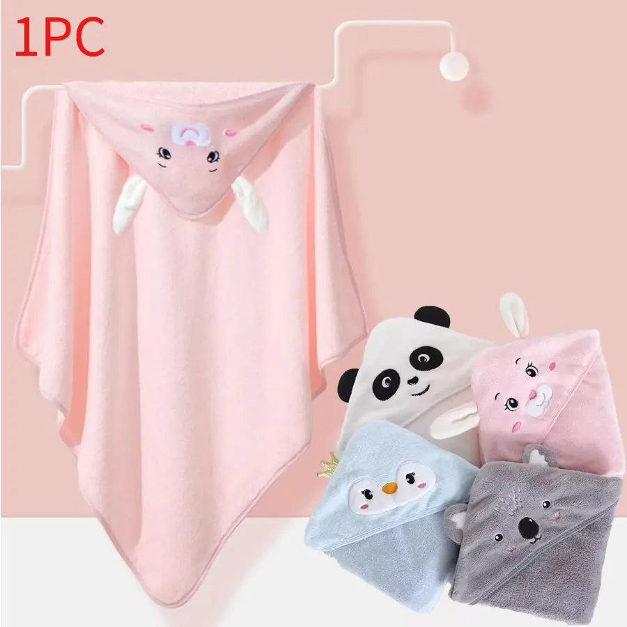 Baby Hooded Bath Towel, Soft & Absorbent Cute Baby Bath Towel, Suitable for Newborns, Infants and Toddlers, Baby Care & Health Supplies, Shower Towels, Hooded Bath Towels for Babies