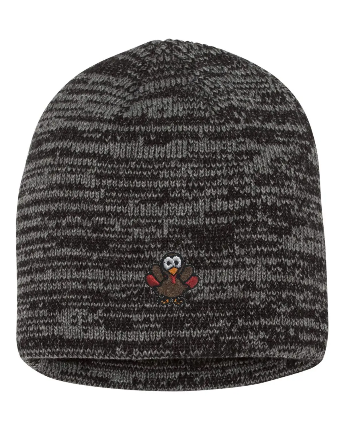Turkey Embroidered Knit Beanie Cap