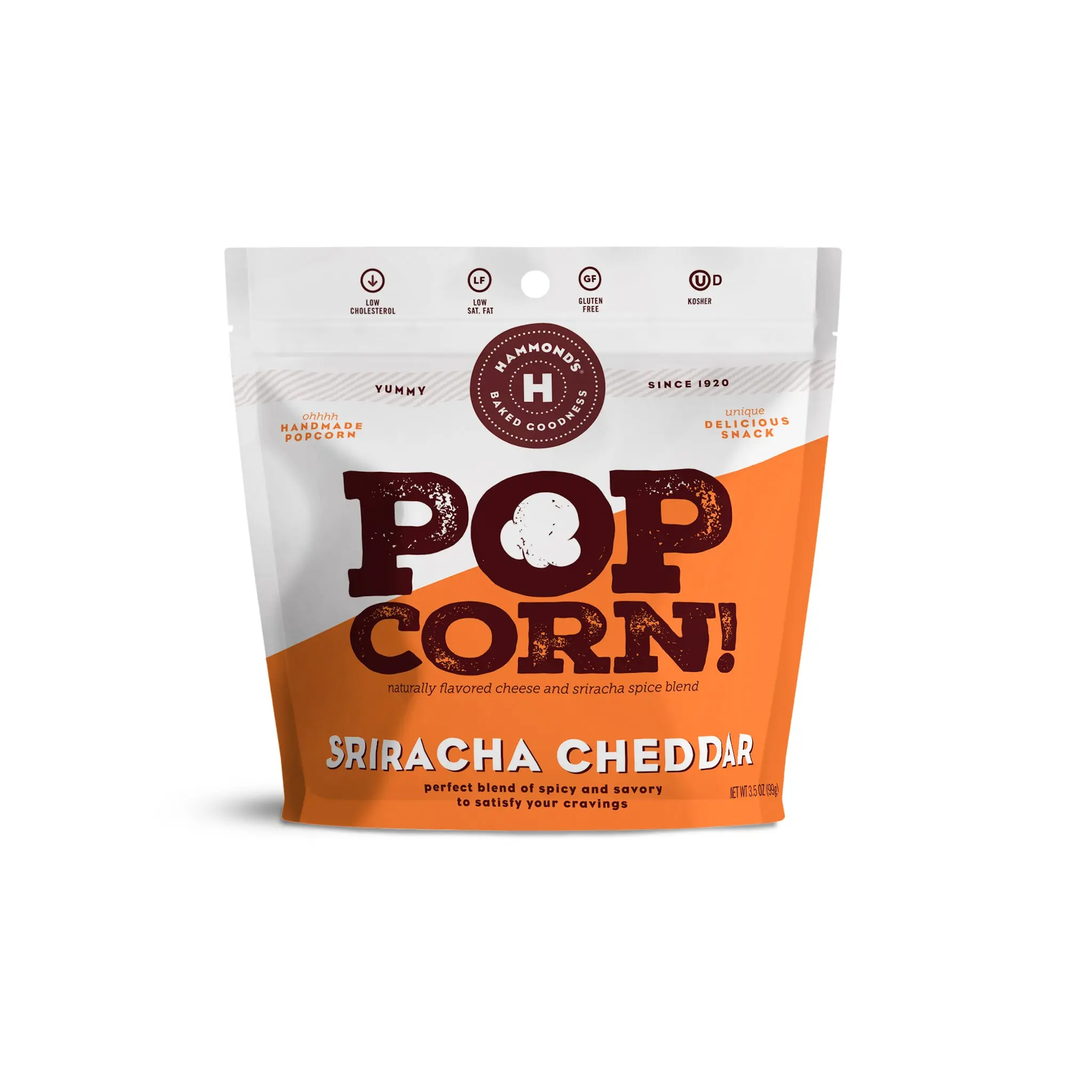 Sriracha Cheddar Popcorn