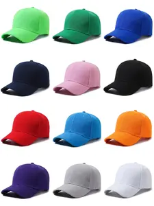 Solid Color Baseball Cap, Casual Outdoor Sports Hat for Men & Women, Adjustable Sun Protection Cap for Daily Wear