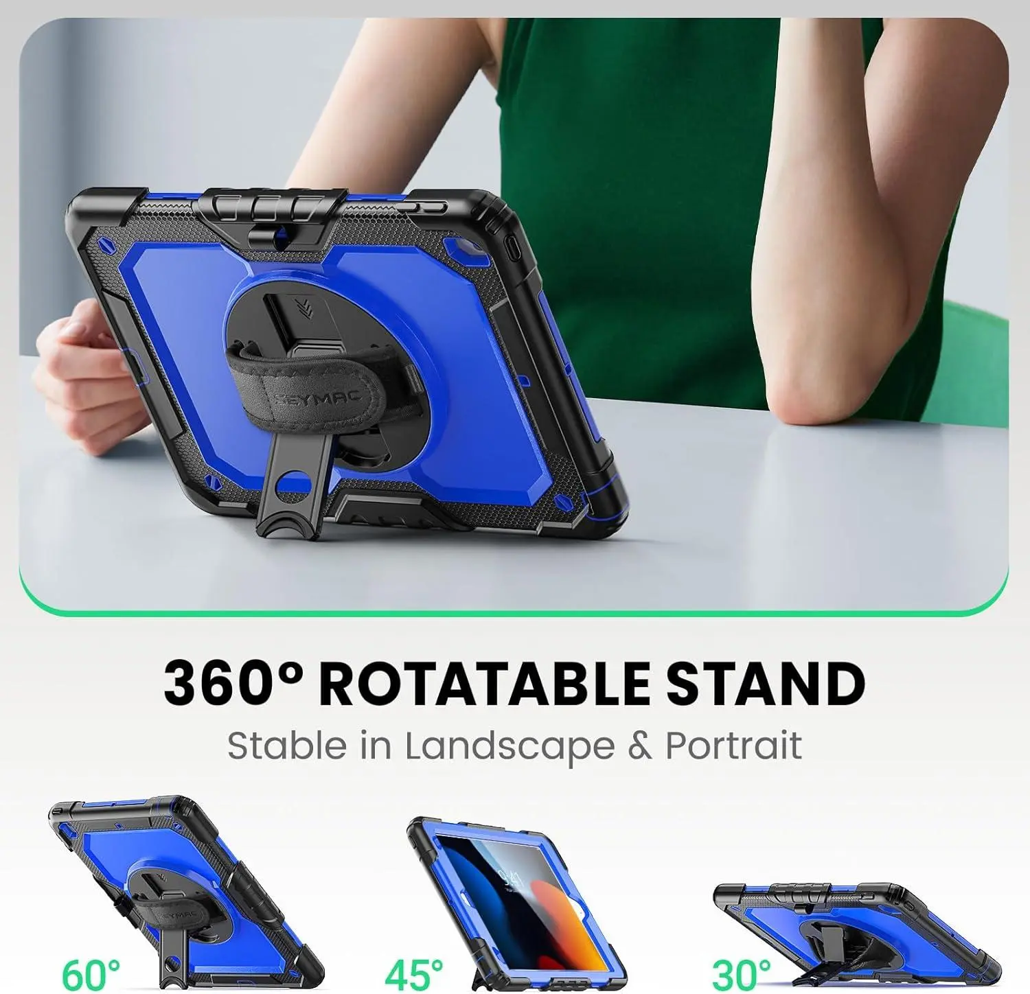 SEYMAC iPad 9th/8th/7th Gen 10.2