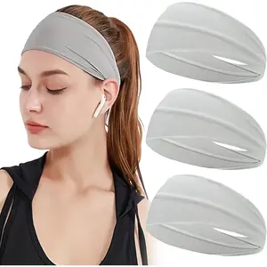 Unisex Headbands for Women's Hair Soft Stretchy Fabric Kylie Head Band Bandeaux Hair Accessories for Workout Gym Yoga Hair Band,100% Pure Cotton